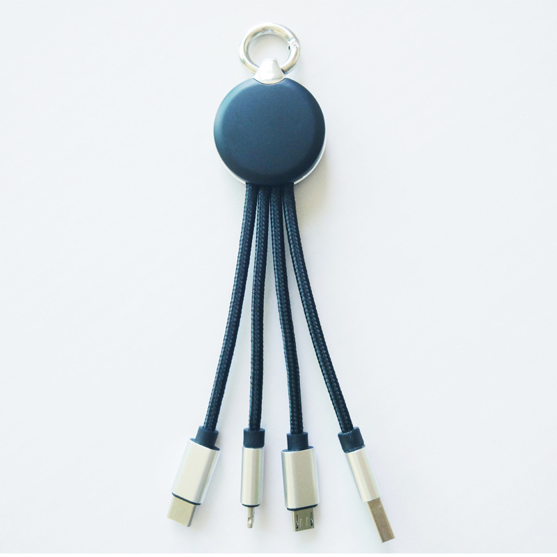 Circle Shaped 3 In 1 Charging Cable