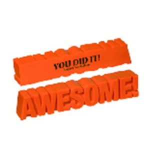 Awesome Slogan Shaped Stress Ball
