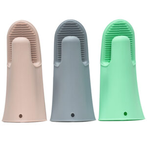 Multi-colored Silicone Oven Mitt With Sleeve