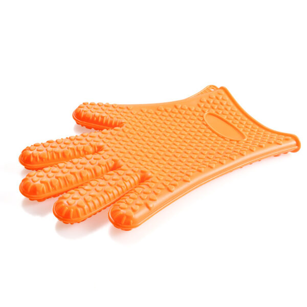 Multi-colored Silicone Oven Mitt With Sleeve