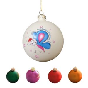 Custom Glass Ball Ornament