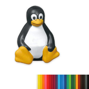 Sitting Penguin Shaped Stress Ball
