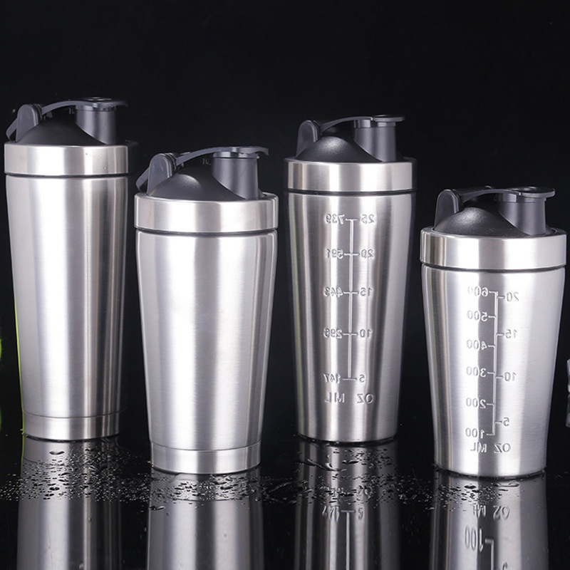 18 OZ or 26 OZ Large capacity stainless steel hand shake bottle