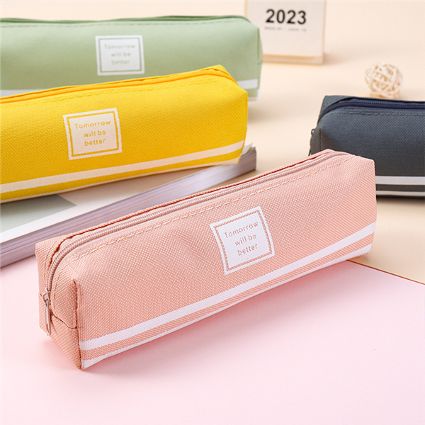 Oxford Fabric Simple Style Student Pen Bag