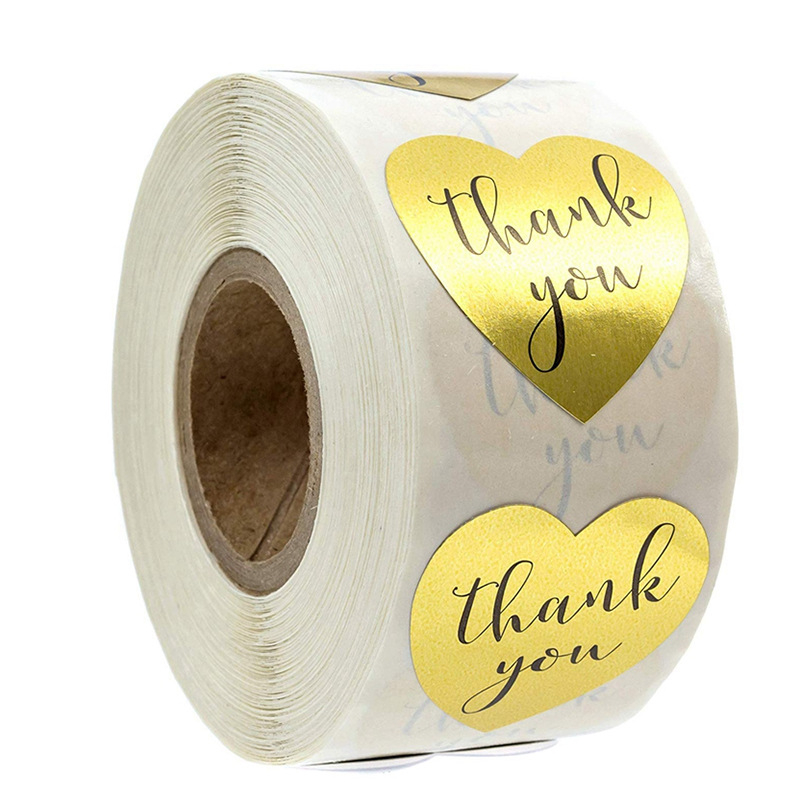 Gold Silver Sticker Full Color Custom Shape Vinyl Waterproof