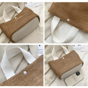 Woven leisure Resort literary Retro Handbag