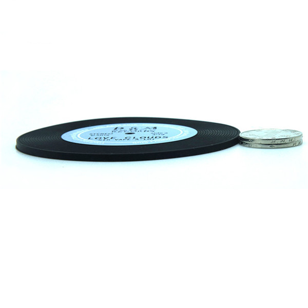 Retro CD Vinyl Record Coasters Coffee Cup Mat