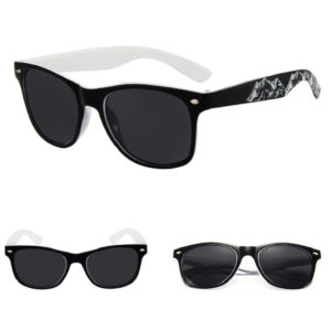 Two-Toned Sunglasses with Full Frame Imprint