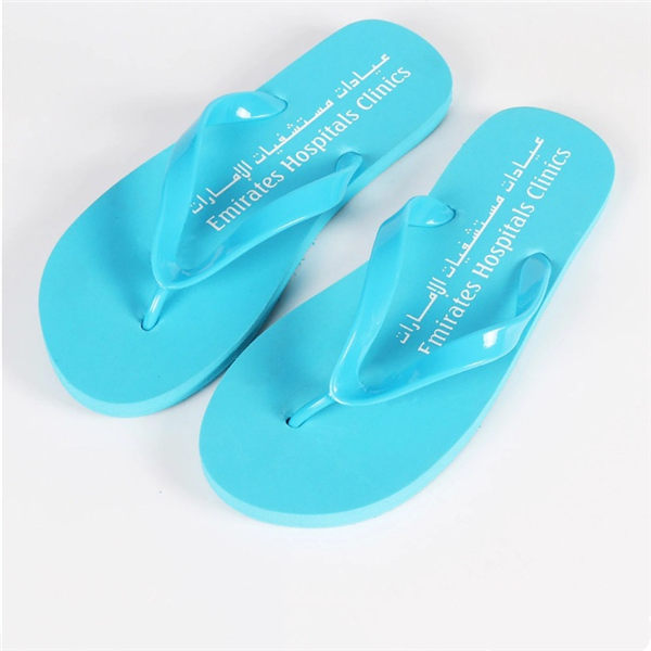 Flip Flops with Banded Logo Debossed logo
