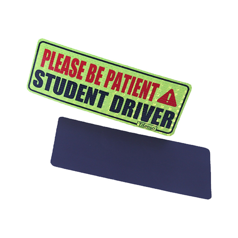 Reflective Magnetic Car Sticker Custom Shapes Sizes
