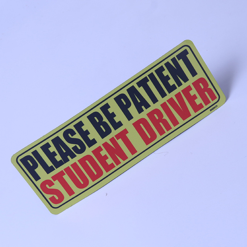 Reflective Magnetic Car Sticker Custom Shapes Sizes