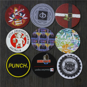 Shape Custom Absorbent Paper Coaster