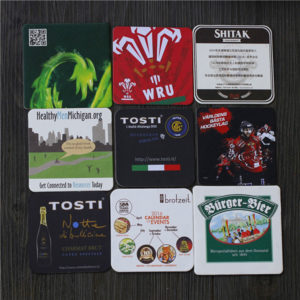 Shape Custom Absorbent Paper Coaster