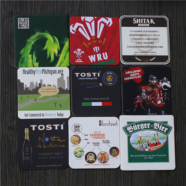 Shape Custom Absorbent Paper Coaster