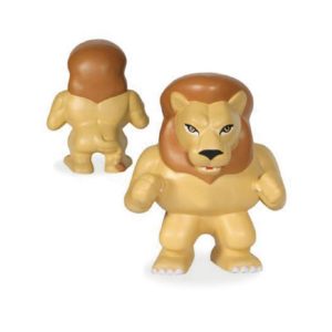 Standing Lion Mascot Shaped Stress Ball