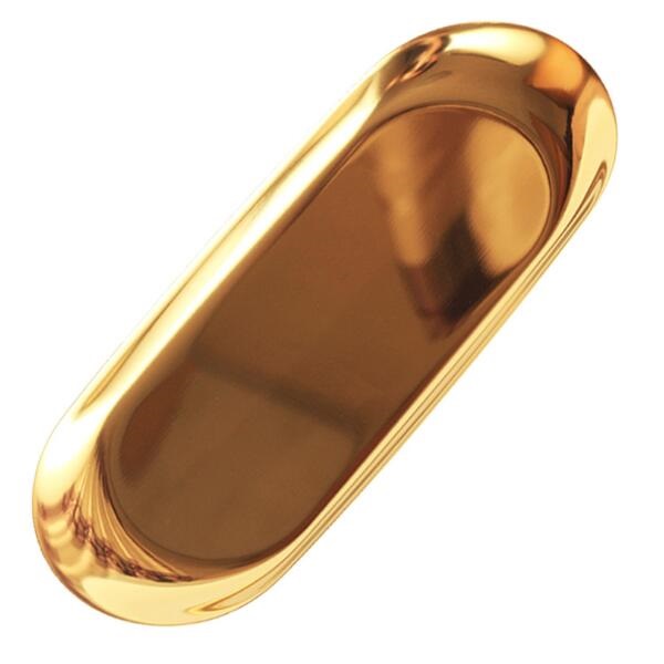 Oval Shaped Stainless Steel Organizer Tray