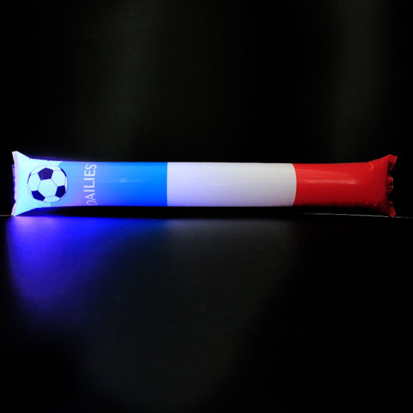 LED Light Up Inflatable Thunder Sticks Cheer Up Tool