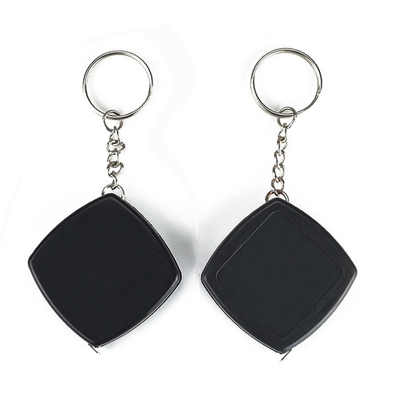Mini Steel Tape Measure With Keychain 2m