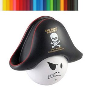 Angry Emoji Pirate Stress Ball
