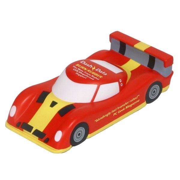 Cartoon Racing Car Stress Ball
