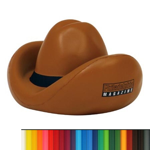 Cowboy Hat Stress Ball Customizable