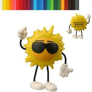 Cool Sun Figure Stress Ball