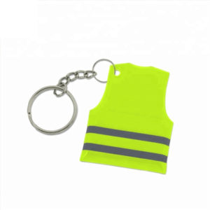 Reflective Safety Vest Keychain