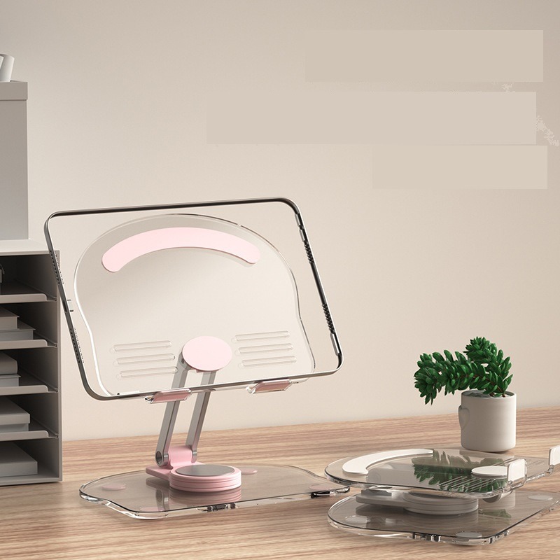 Acrylic Rotating Foldable Tablet Holder