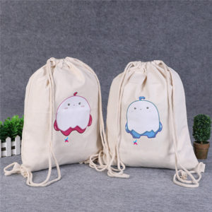 8oz Cotton Canvas Drawstring Backpacks