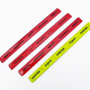 Custom Reflective Safety Slap Bracelet