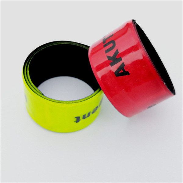 Custom Reflective Safety Slap Bracelet