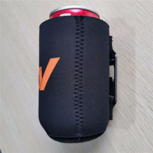 Neoprene Can Cooler with Bottle Opener
