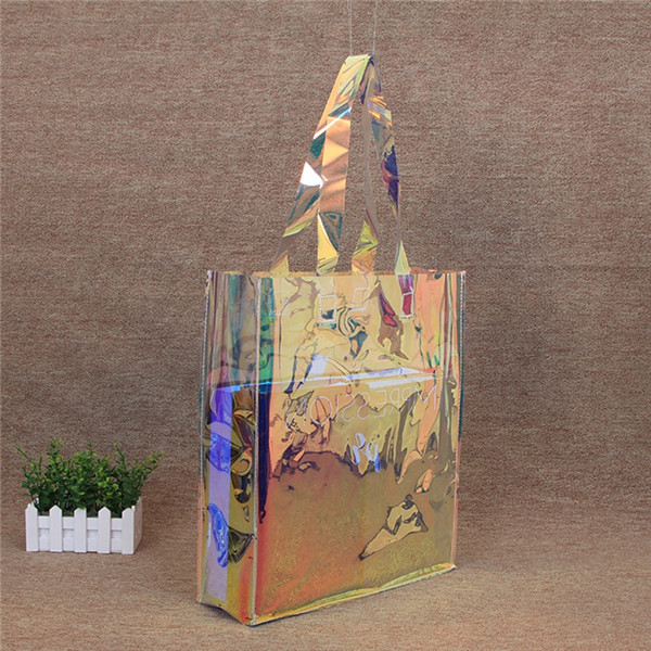 Holographic Laser PVC Tote Bag