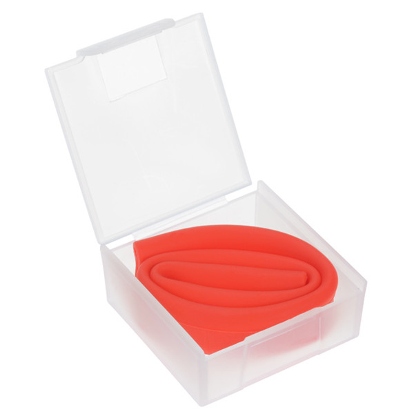 Silicone Drinking Straw in Case - Square