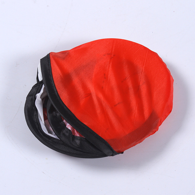 Polyester Twist and Chill Hand Fan with Handle & Pouch