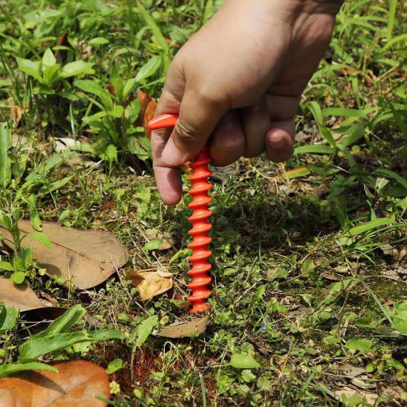 Nylon Spiral Tent Peg Outdoor Tool Camping Equipment