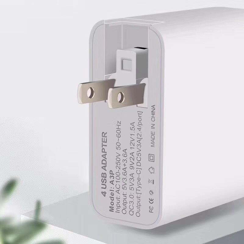 4 Ports Wall Charger Phone Adaptor