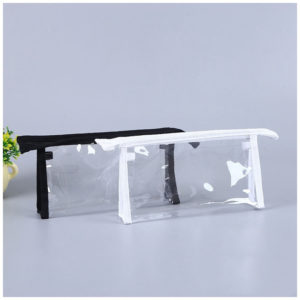Zippered Clear PVC Cosmetic Bag