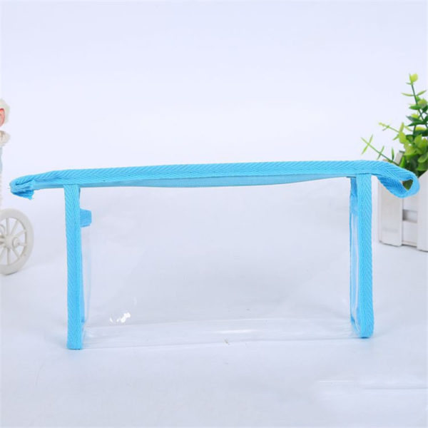 Zippered Clear PVC Cosmetic Bag