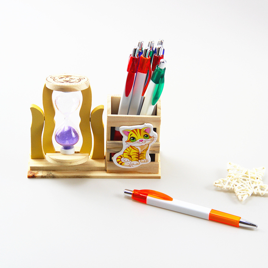 Mutiple Colors Square Pastic Ballpoint Pen