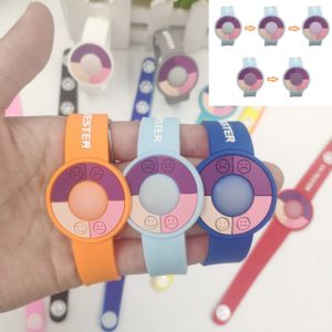 UV Tester Wristband Soft PVC Bracelet