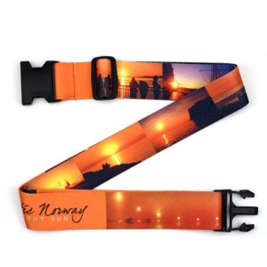Dye-Sublimated Luggage Straps With Buckle
