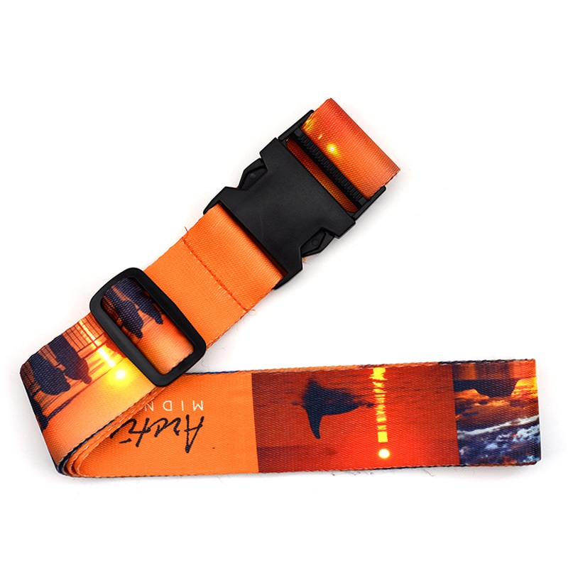 Dye-Sublimated Luggage Straps With Buckle