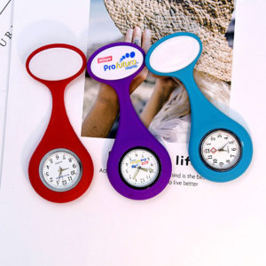 Silicone Watch for Nurses - Brooch Style