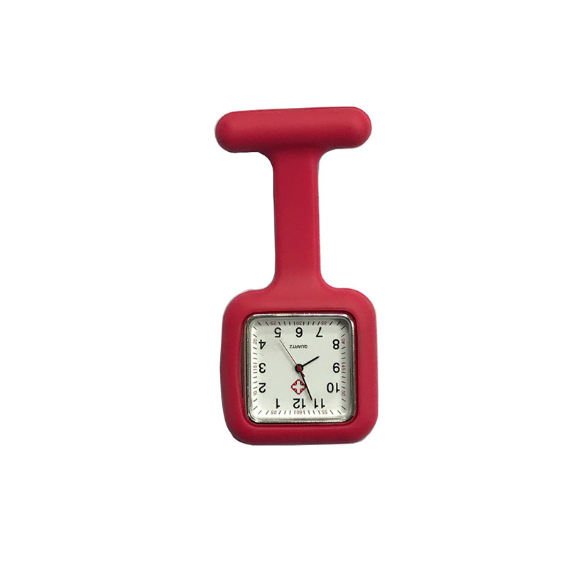 Square Silicone Nurse Watch