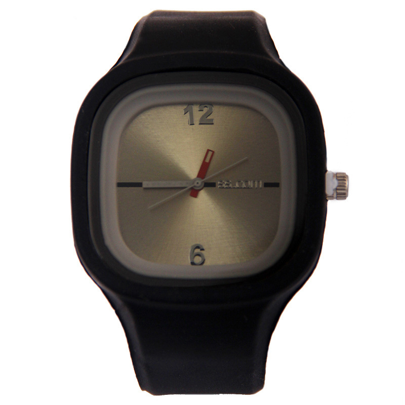 Square Silicone  Electronic Watch