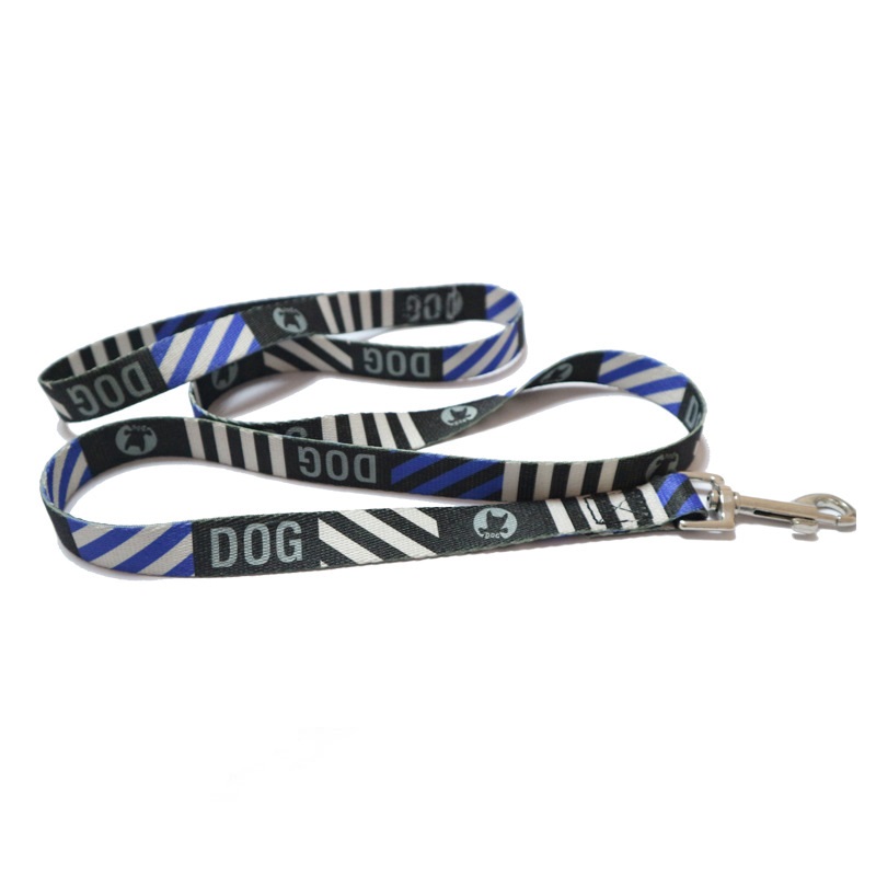 Polyester Dog Leash Pet Collar with Full Color Imprint