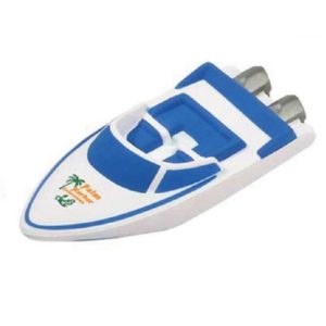 Speedboat Shape Stress Ball