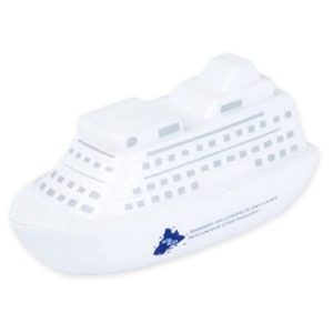 Cartoon Cruise Ship Design Stress Ball