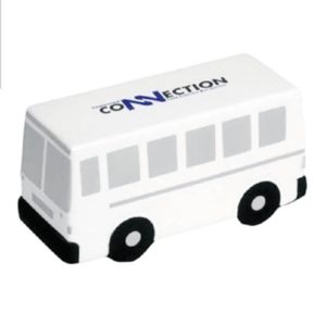 Cartoon School Bus Design Stress Ball